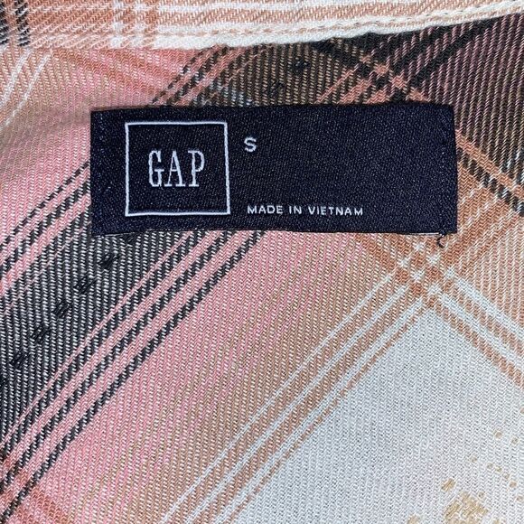 GAP plaid button up shirt - Picture 6 of 7